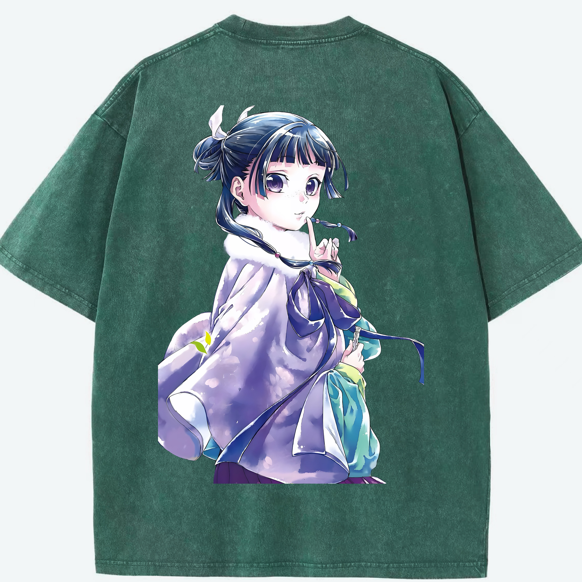 （画像用） 薬屋のひとりごと The Apothecary Diaries 綿100% ヴィンテージ風 半袖Tシャツ（背面プリント）